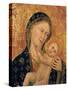 Madonna with Child-follower of Vitale da Bologna-Stretched Canvas