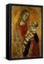 Madonna with Child-Ambrogio Lorenzetti-Framed Stretched Canvas