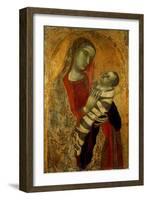 Madonna with Child-Ambrogio Lorenzetti-Framed Art Print