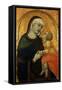 Madonna with Child-Pietro Lorenzetti-Framed Stretched Canvas