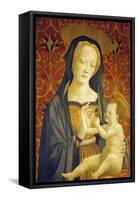 Madonna with Child-Domenico Veneziano-Framed Stretched Canvas