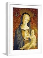 Madonna with Child-Domenico Veneziano-Framed Giclee Print