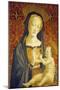 Madonna with Child-Domenico Veneziano-Mounted Giclee Print