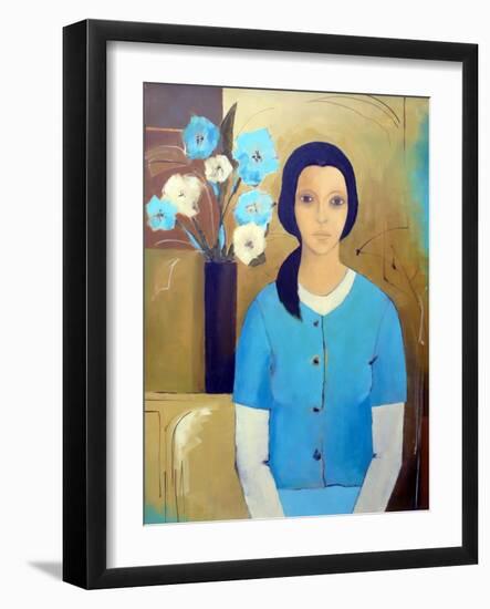 Madonna with Flowers-Ana Bianchi-Framed Giclee Print
