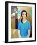 Madonna with Flowers-Ana Bianchi-Framed Giclee Print