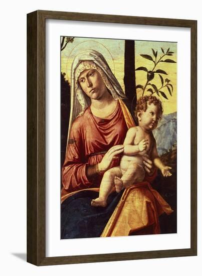 Madonna with Orange Tree, 1496-1498-Giovanni Battista-Framed Giclee Print