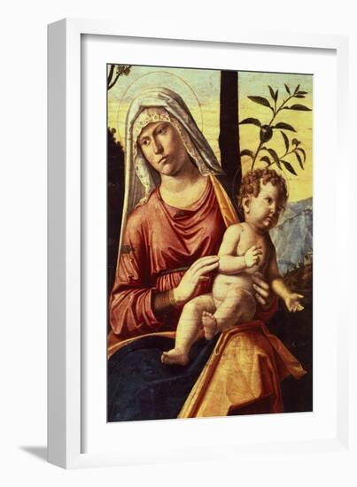 Madonna with Orange Tree, 1496-1498-Giovanni Battista-Framed Giclee Print