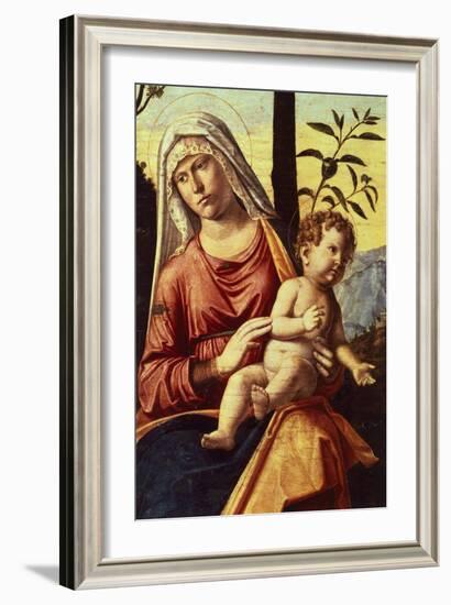 Madonna with Orange Tree, 1496-1498-Giovanni Battista-Framed Giclee Print