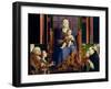 Madonna with Saint Nicholas of Bari-Antonello da Messina-Framed Giclee Print