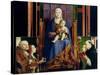 Madonna with Saint Nicholas of Bari-Antonello da Messina-Stretched Canvas