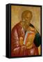 Madonna with Saints John the Evangelist and Nicholas-Rico Da Candia-Framed Stretched Canvas