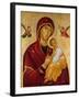 Madonna with Saints John the Evangelist and Nicholas-Rico Da Candia-Framed Giclee Print