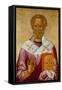 Madonna with Saints John the Evangelist and Nicholas-Rico Da Candia-Framed Stretched Canvas