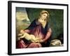 Madonna with Sleeping Child, Between 1540 and 1560-Paris Bordone-Framed Giclee Print