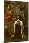Madonna with St Therese and Apostle-null-Mounted Giclee Print
