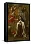 Madonna with St Therese and Apostle-null-Framed Stretched Canvas