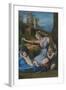 Madonna with the Blue Diadem, C. 1510-Raphael-Framed Giclee Print