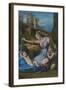 Madonna with the Blue Diadem, C. 1510-Raphael-Framed Giclee Print