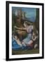 Madonna with the Blue Diadem, C. 1510-Raphael-Framed Giclee Print