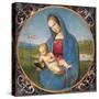 Madonna with the Book-Raffaello Sanzio-Stretched Canvas