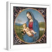 Madonna with the Book-Raffaello Sanzio-Framed Art Print