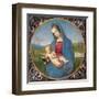 Madonna with the Book-Raffaello Sanzio-Framed Art Print