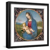 Madonna with the Book-Raffaello Sanzio-Framed Art Print