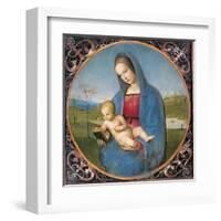 Madonna with the Book-Raffaello Sanzio-Framed Art Print