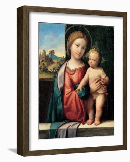 Madonna with the Child, 1512-Benvenuto Tisi Da Garofalo-Framed Giclee Print