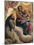 Madonna with the Child and Saint Francis, 1605-Antonio Marziale Carracci-Mounted Giclee Print