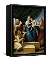 Madonna with the Fish-Raphael-Framed Stretched Canvas