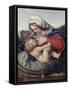 Madonna with the Green Cushion-Andrea Solario-Framed Stretched Canvas