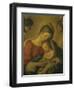 Madonna with the Infant Jesus Sleeping, 17th century-Giovanni Battista Salvi da Sassoferrato-Framed Giclee Print