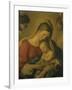 Madonna with the Infant Jesus Sleeping, 17th century-Giovanni Battista Salvi da Sassoferrato-Framed Giclee Print