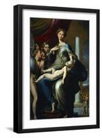 Madonna with the Long Neck, 1534-40-Parmigianino-Framed Giclee Print