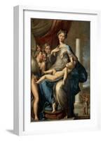 Madonna with the Long Neck, 1534-40-Parmigianino-Framed Giclee Print