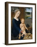 Madonna with the Milk Soup-Gerard David-Framed Giclee Print