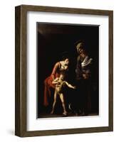 Madonna with the Serpent, also Called Madonna Dei Palafrenieri-Caravaggio-Framed Giclee Print