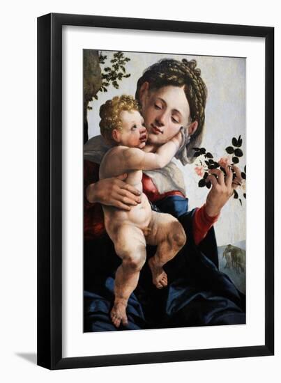 Madonna with Wild Roses, C. 1530-Jan van Scorel-Framed Giclee Print