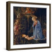 Madonna Worshipping the Child, about 1459-Fra Filippo Lippi-Framed Giclee Print