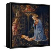 Madonna Worshipping the Child, about 1459-Fra Filippo Lippi-Framed Stretched Canvas