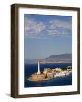 Madonnina Del Porto Statue, Port of Messina, Island of Sicily, Italy, Mediterranean, Europe-Richard Cummins-Framed Photographic Print