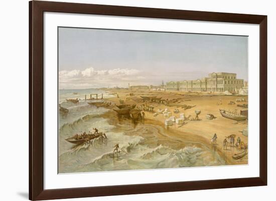 Madras, from 'India Ancient and Modern', 1867 (Colour Litho)-William 'Crimea' Simpson-Framed Premium Giclee Print