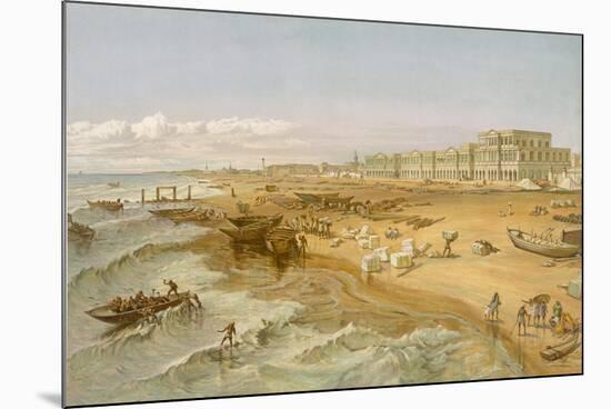 Madras, from 'India Ancient and Modern', 1867 (Colour Litho)-William 'Crimea' Simpson-Mounted Giclee Print