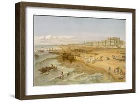 Madras, from 'India Ancient and Modern', 1867 (Colour Litho)-William 'Crimea' Simpson-Framed Giclee Print