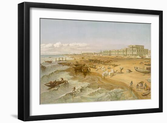 Madras, from 'India Ancient and Modern', 1867 (Colour Litho)-William 'Crimea' Simpson-Framed Giclee Print