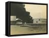 Madras Fuel Tanks on Fire, WWI-null-Framed Stretched Canvas