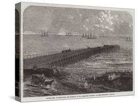 Madras Pier, on Screw-Piles, the Invention of Mr Alexander Mitchell, Ce-null-Stretched Canvas