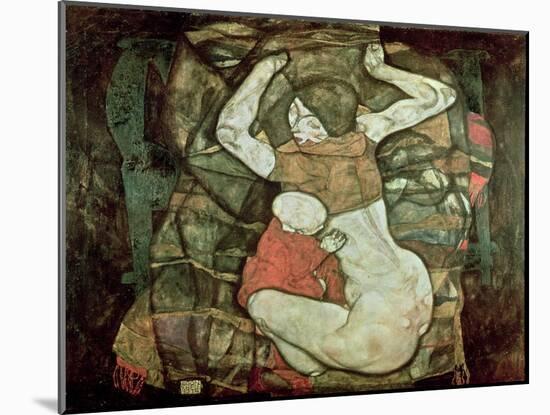 Madre Cieca-Egon Schiele-Mounted Giclee Print