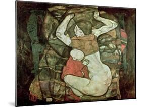 Madre Cieca-Egon Schiele-Mounted Giclee Print